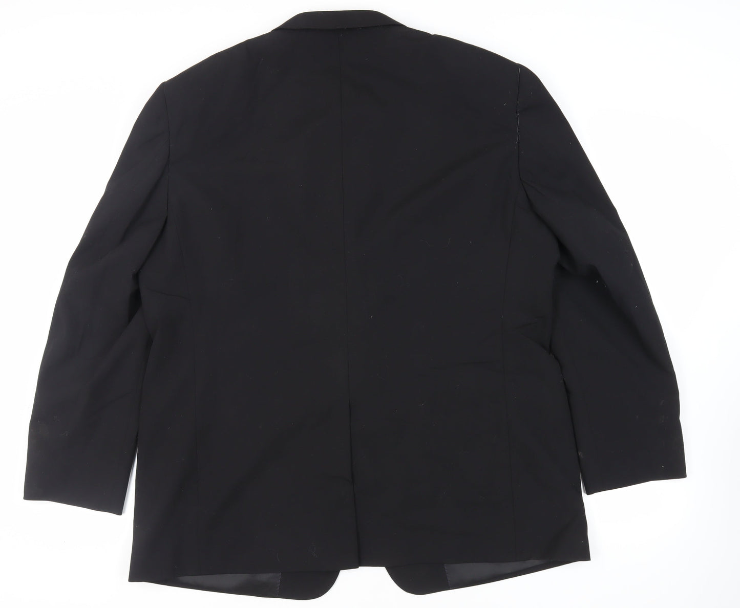 Charlton Gray Mens Black Polyester Jacket Suit Jacket Size 48 Regular