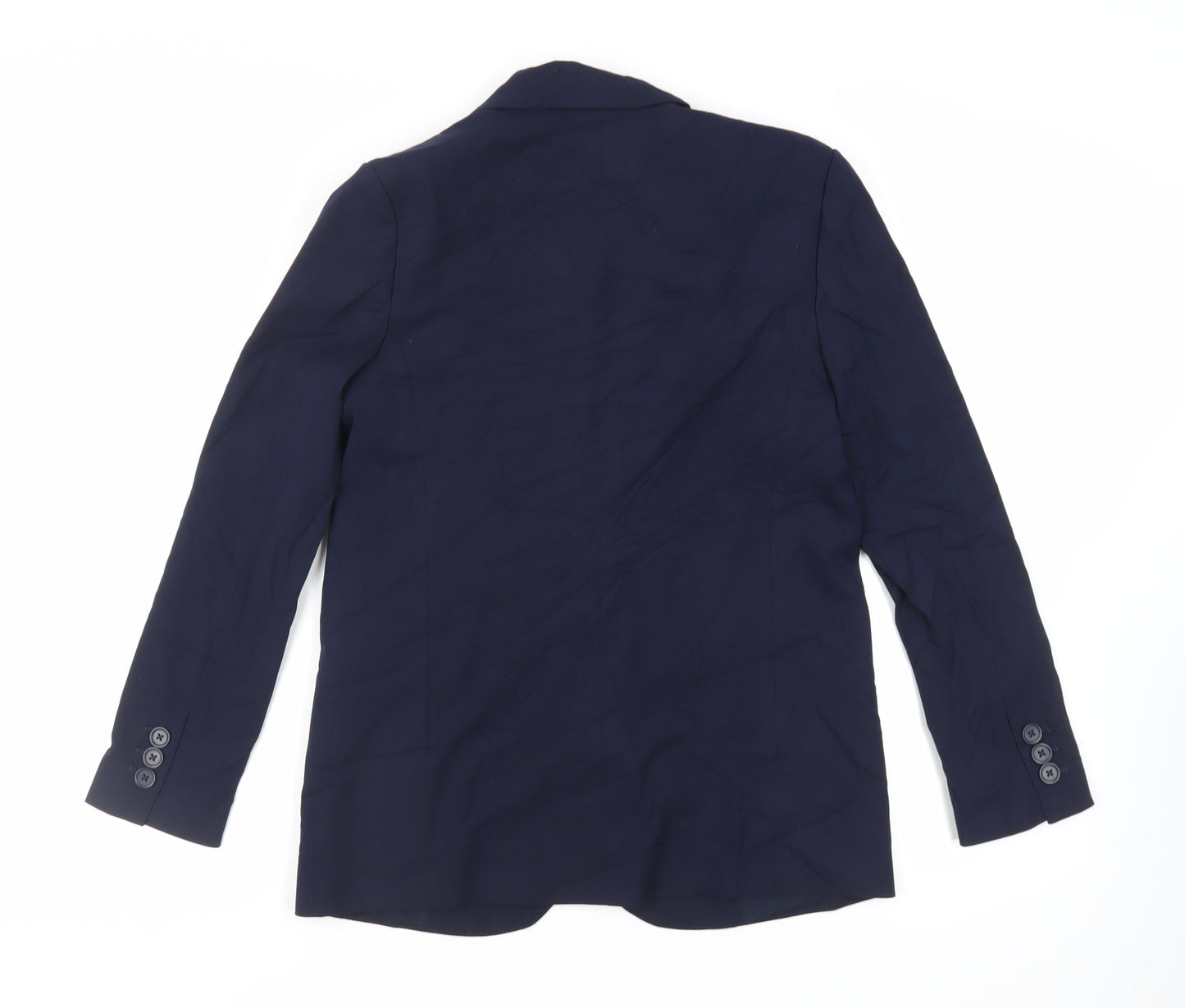 Marks and Spencer Womens Blue Jacket Blazer Size 8 Button