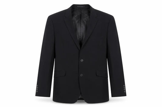 Tom English Mens Black Polyester Jacket Suit Jacket Size 44 Regular