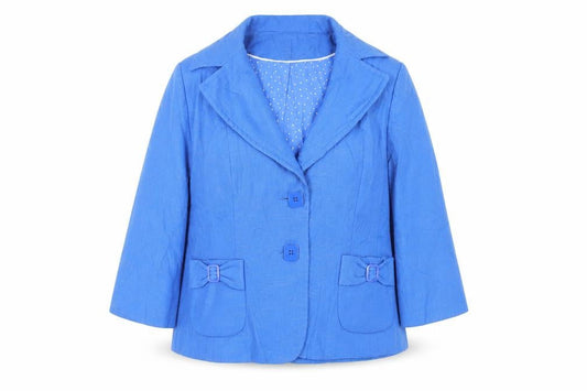 Debenhams Womens Blue Jacket Blazer Size 18 Button