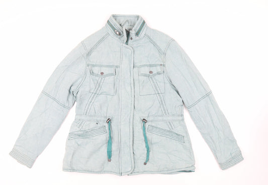 NEXT Womens Green Jacket Size 18 Zip