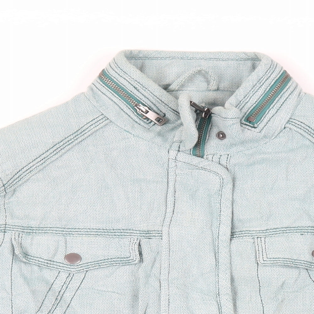 NEXT Womens Green Jacket Size 18 Zip