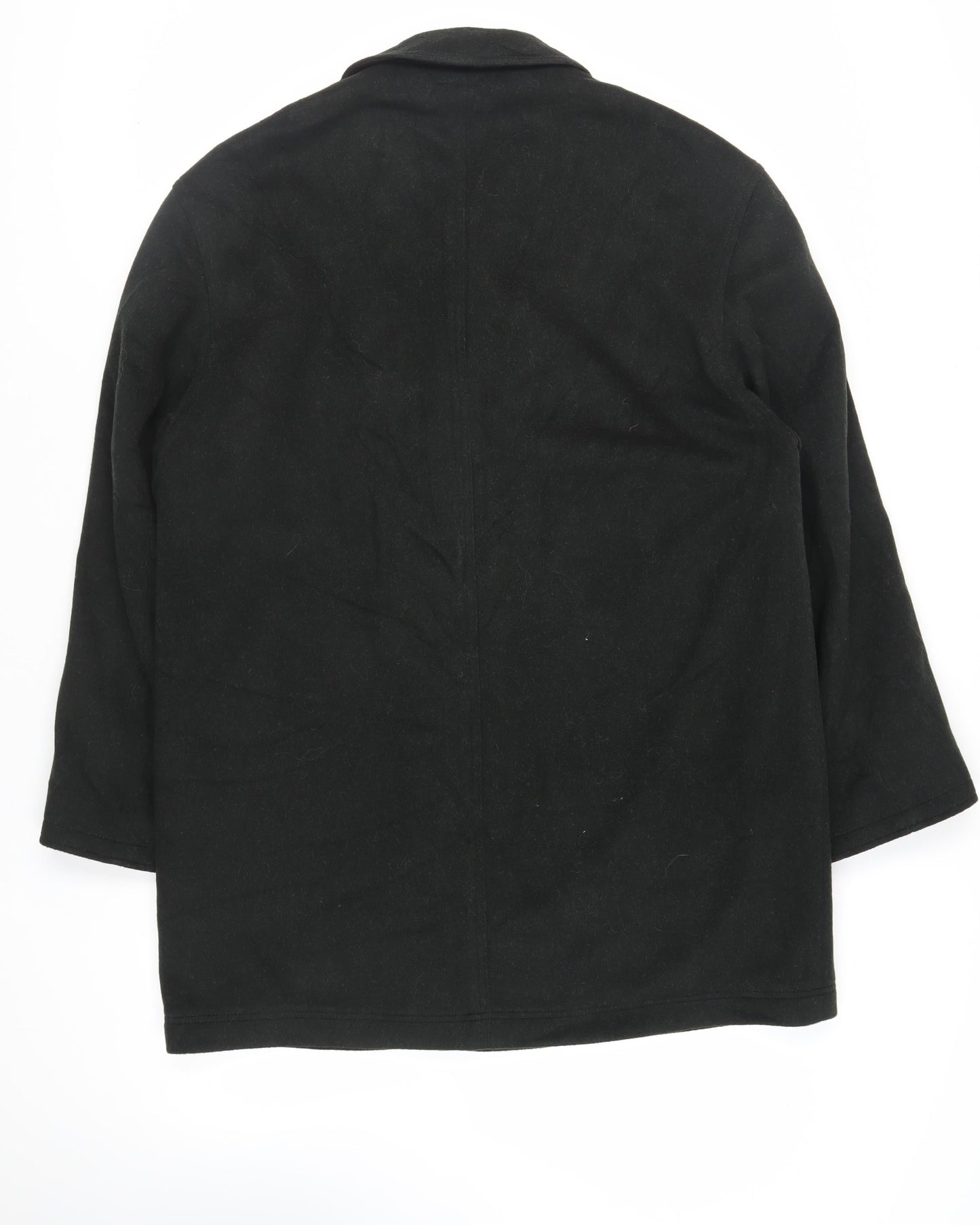 Lord Mens Green Overcoat Coat Size 40 Button