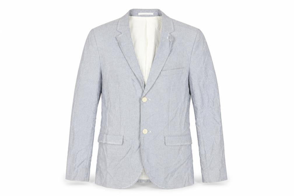 Topman Mens Blue Cotton Jacket Blazer Size 36 Regular