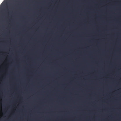 Next Mens Blue Polyester Jacket Suit Jacket Size 40 Regular