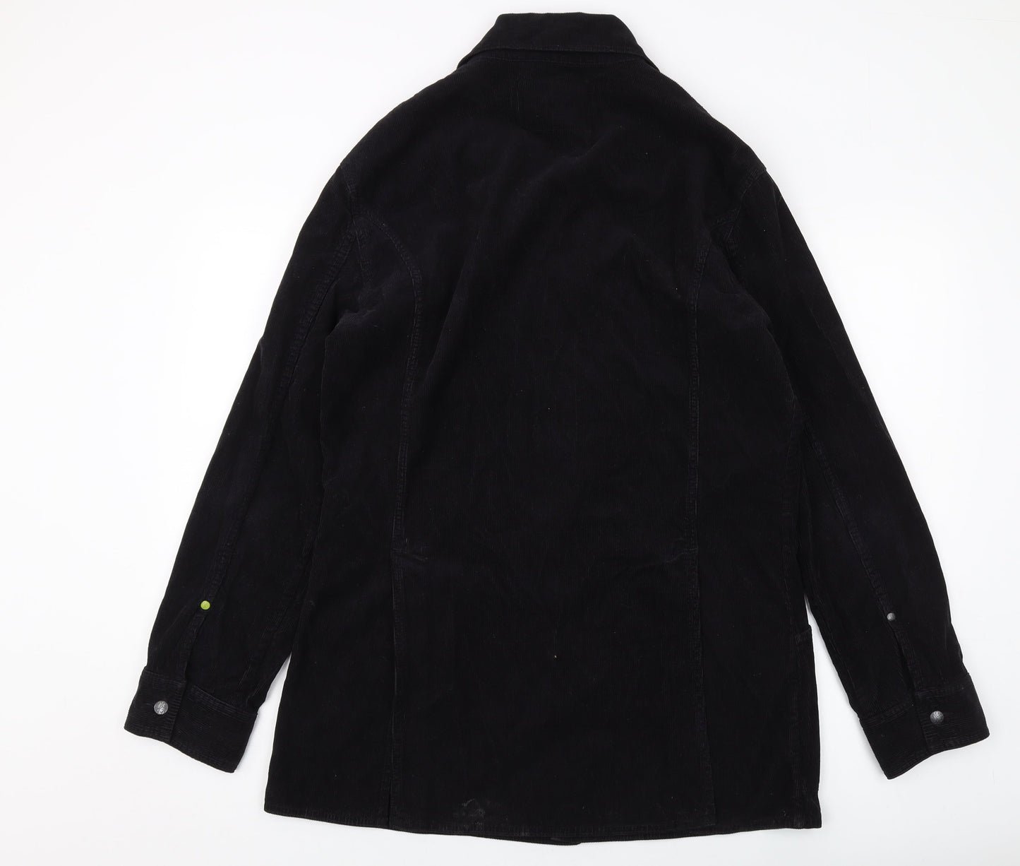 Peter Green Womens Black Jacket Size L Button
