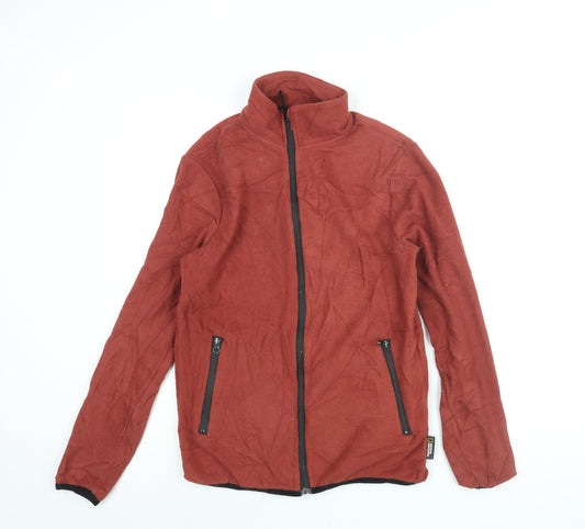 National Geographic Mens Brown Jacket Size S Zip
