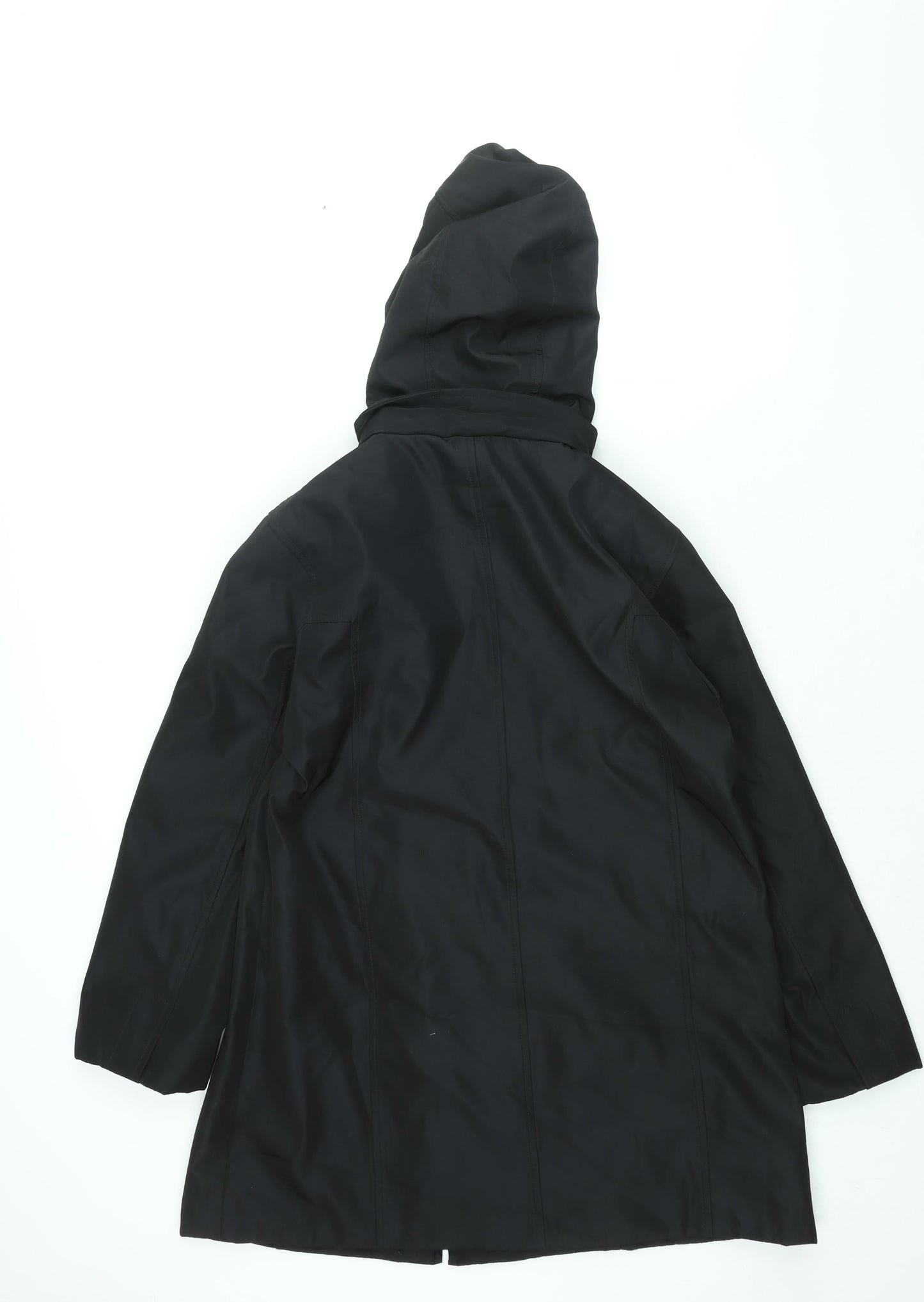 Rosetti Womens Black Parka Coat Size 12 Zip