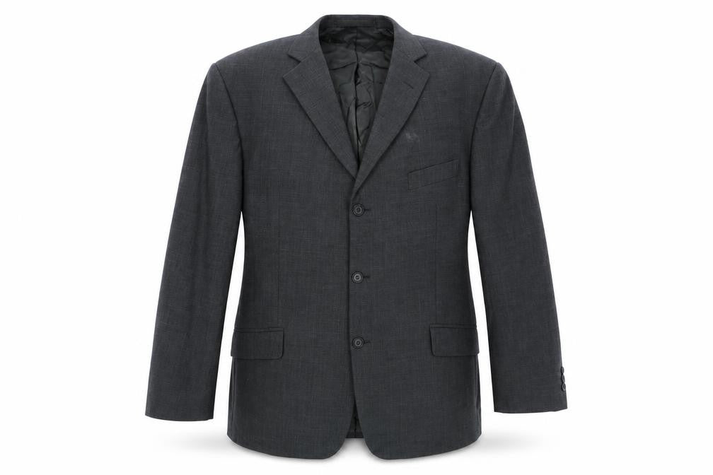 Marks & Spencer Mens Grey Polyester Jacket Suit Jacket Size 44 Regular