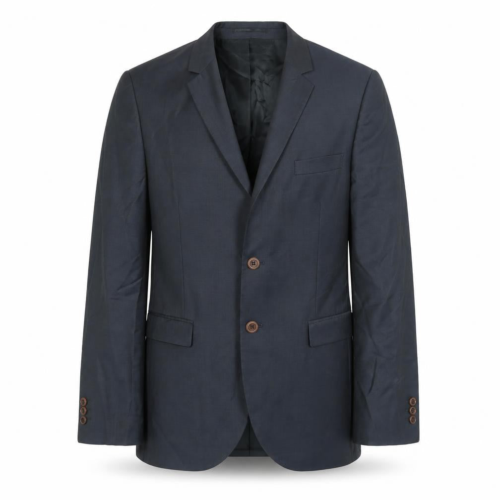 River Island Mens Black Polyester Jacket Suit Jacket Size 40 Regular
