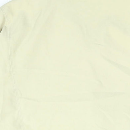 Essentials Mens Beige Jacket Size XL Zip - Vintage