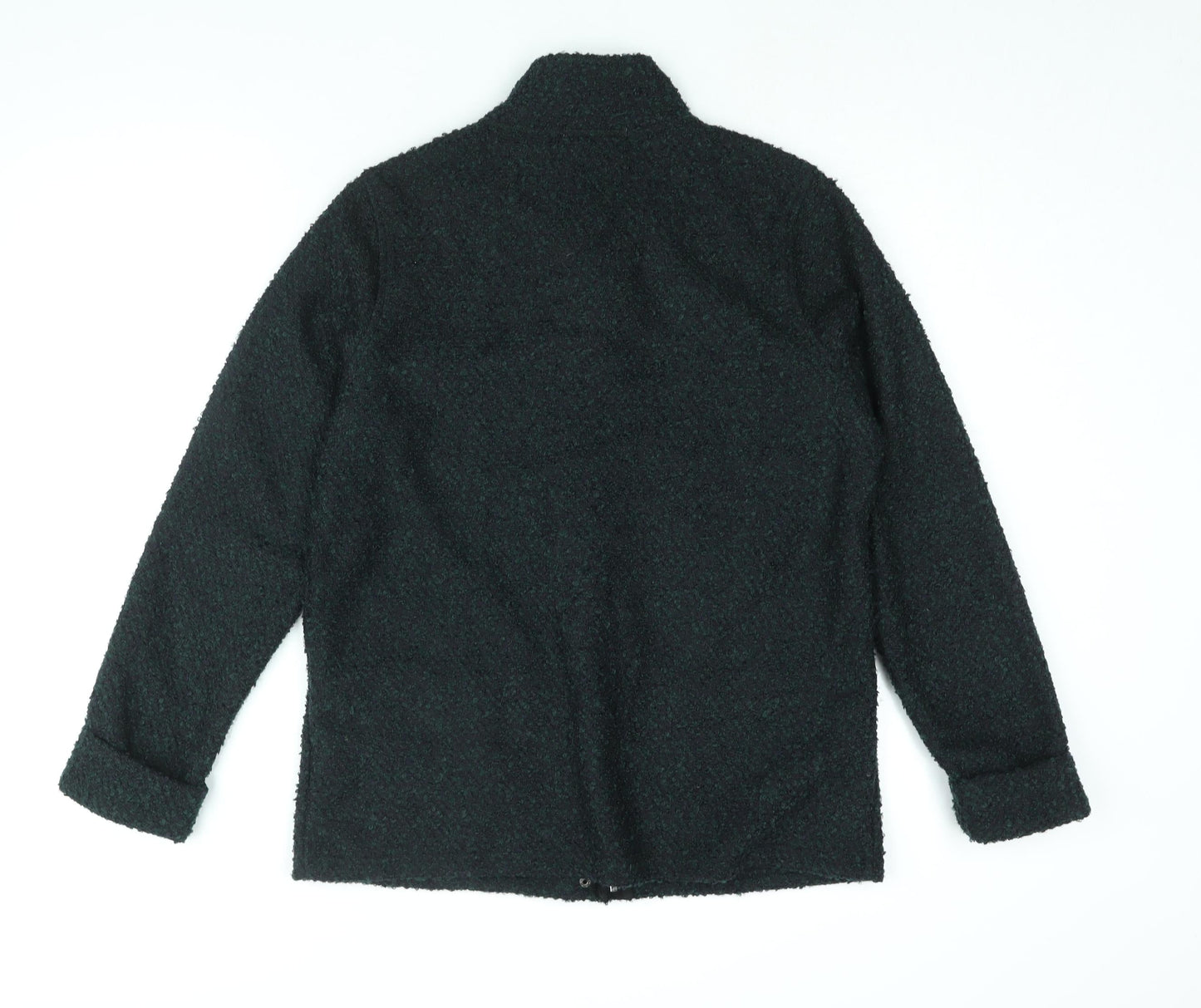 Marks and Spencer Womens Multicoloured Pea Coat Coatigan Size 12 Zip