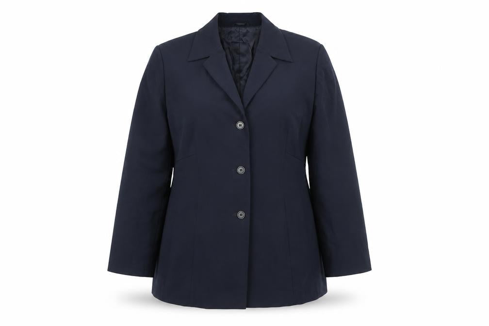Bianca Womens Blue Jacket Size 18 Button