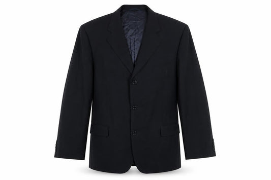 ROY ROBSON Mens Blue Polyester Jacket Suit Jacket Size 46 Regular