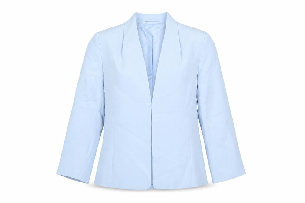 Country Casuals Womens Blue Jacket Size 10 Hook & Eye