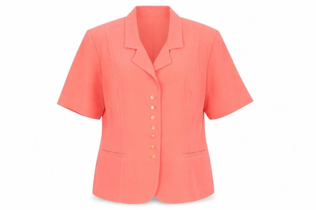 Studio I Womens Pink Jacket Size 18 Button - Vintage
