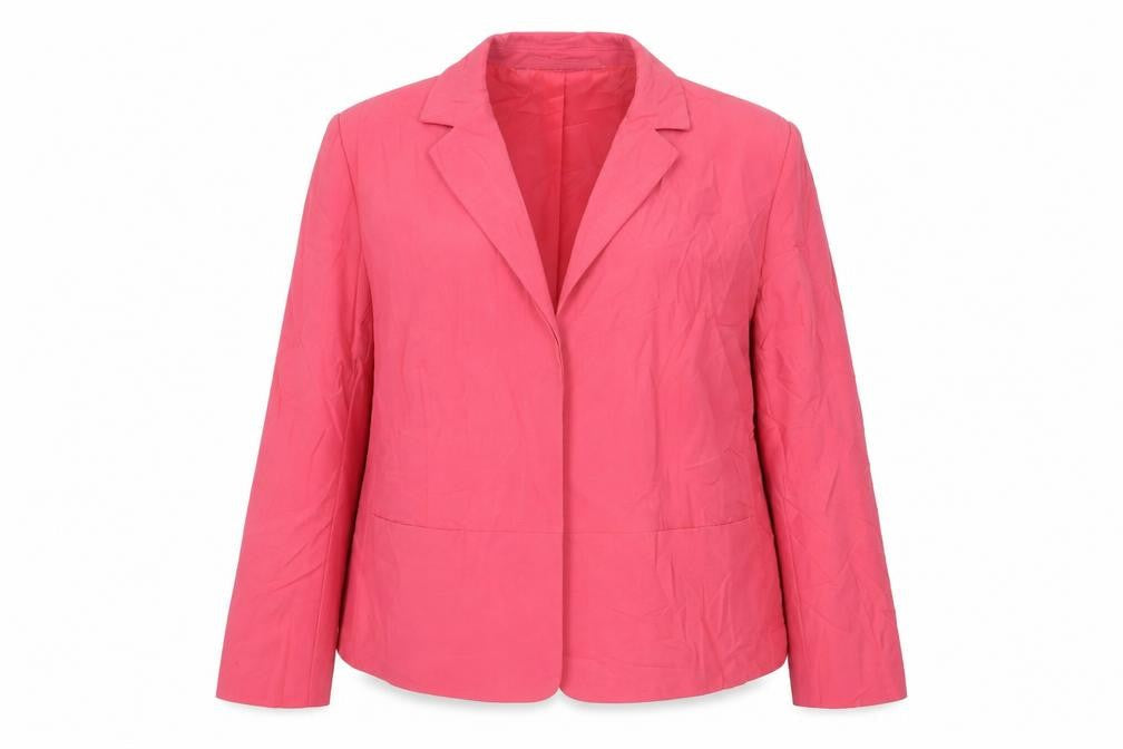 Marks and Spencer Womens Pink Jacket Blazer Size 14 Button