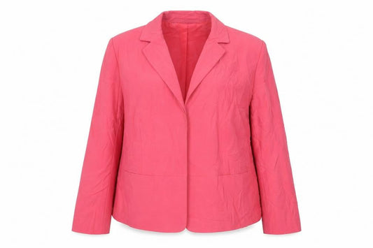 Marks & Spencer Womens Pink Jacket Blazer Size 14 Button
