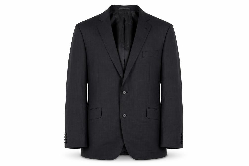 British Tailor Mens Grey Wool Jacket Suit Jacket Size 48 Regular