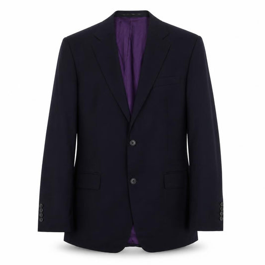 Paul Costelloe Mens Blue Wool Jacket Suit Jacket Size 40 Regular