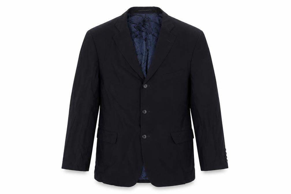 Marks & Spencer Mens Blue Wool Jacket Suit Jacket Size 42 Regular