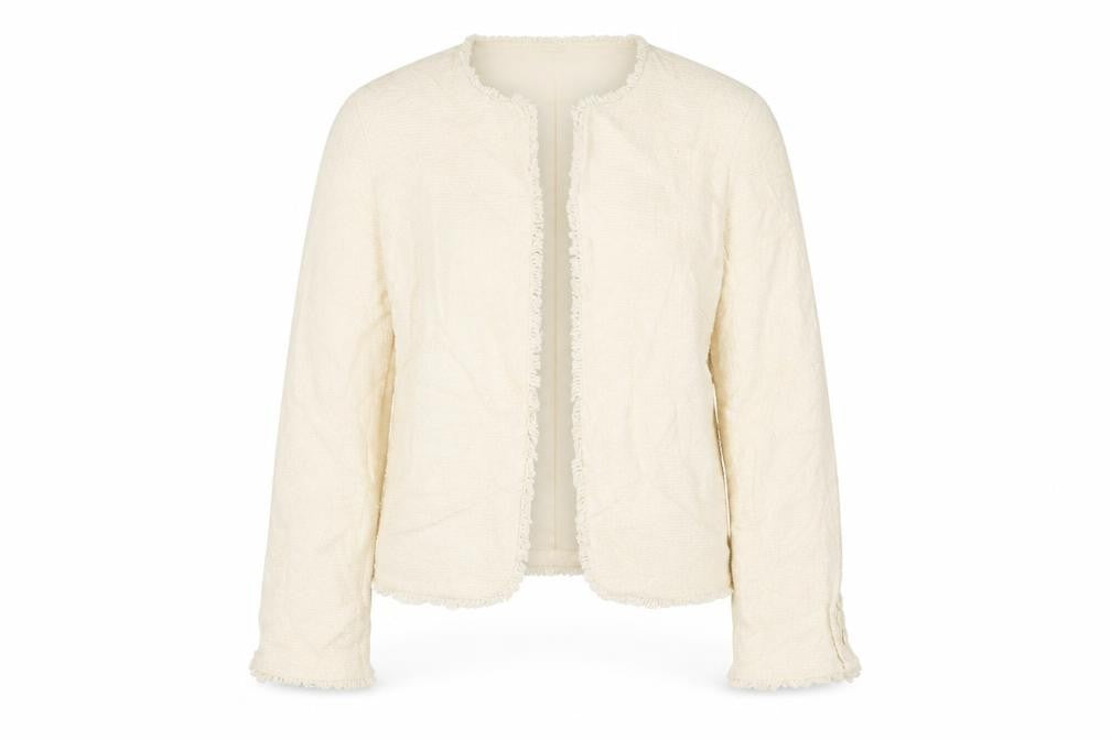 Marks and Spencer Womens Beige Jacket Blazer Size 12 Hook & Eye