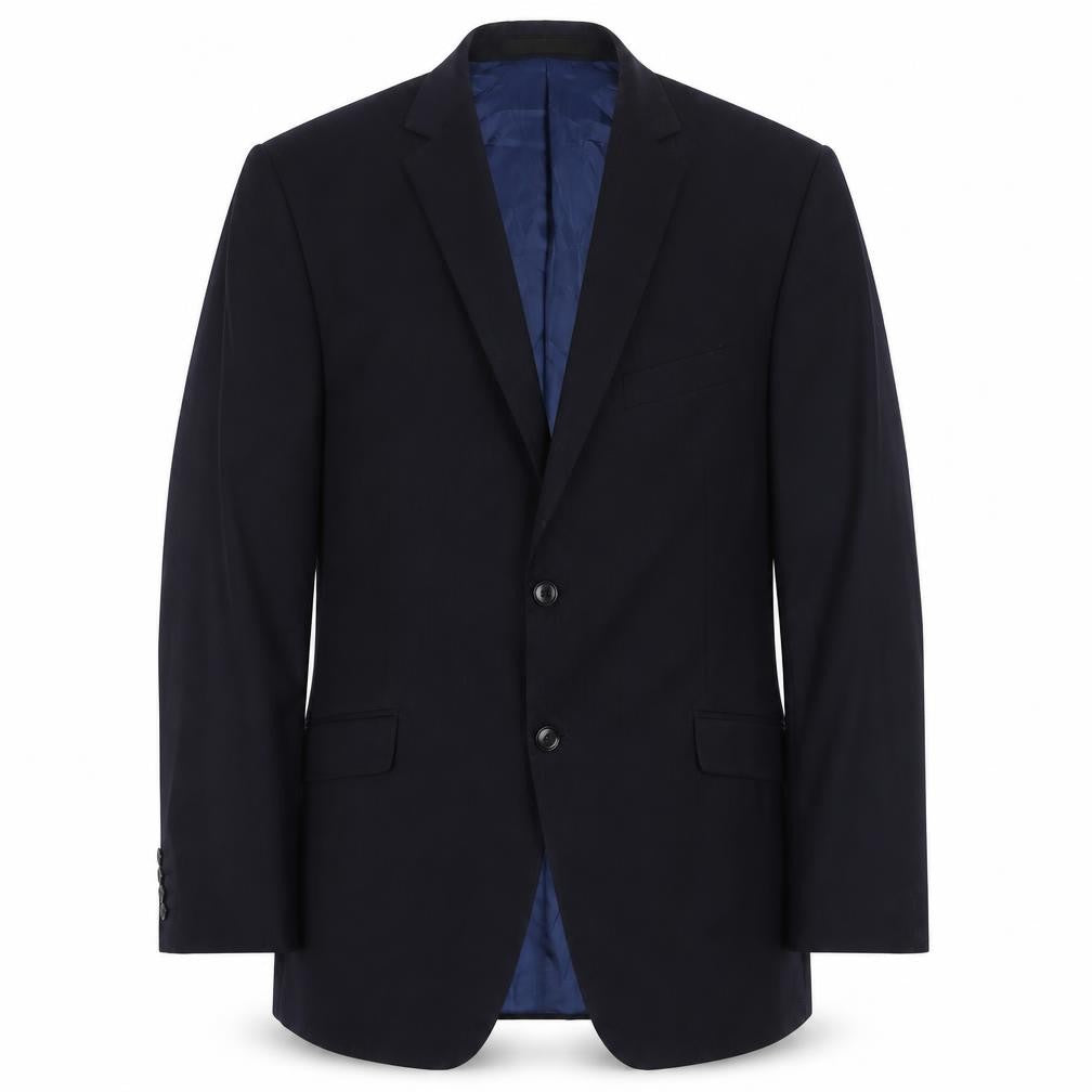 Marks & Spencer Mens Blue Wool Jacket Suit Jacket Size 42 Regular