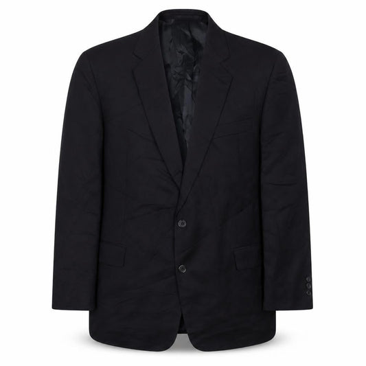 Knight & Asprey Mens Blue Wool Jacket Suit Jacket Size 46 Regular