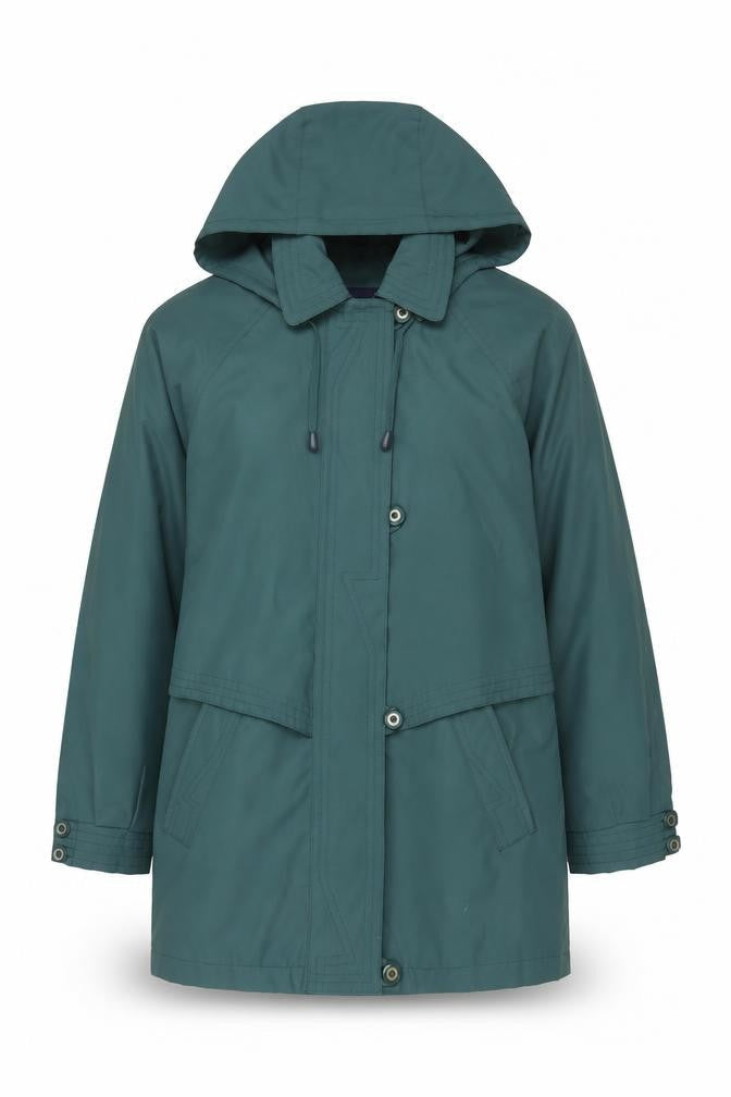 Telemac Womens Green Jacket Size S Zip