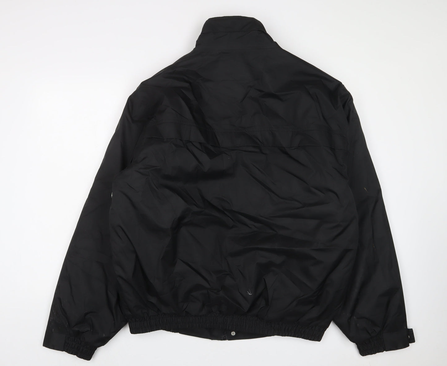 Result Mens Black Jacket Size XL Zip - Embroidered