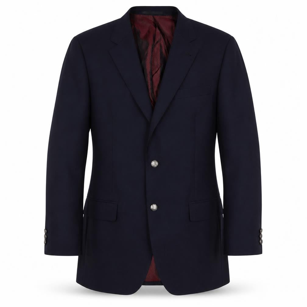 Skopes Mens Blue Wool Jacket Suit Jacket Size 38 Regular