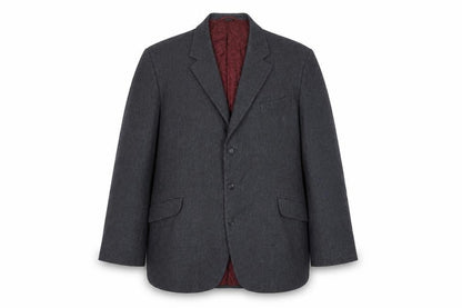 Hunt & Winterbostam Mens Grey Wool Jacket Suit Jacket Size 42 Regular