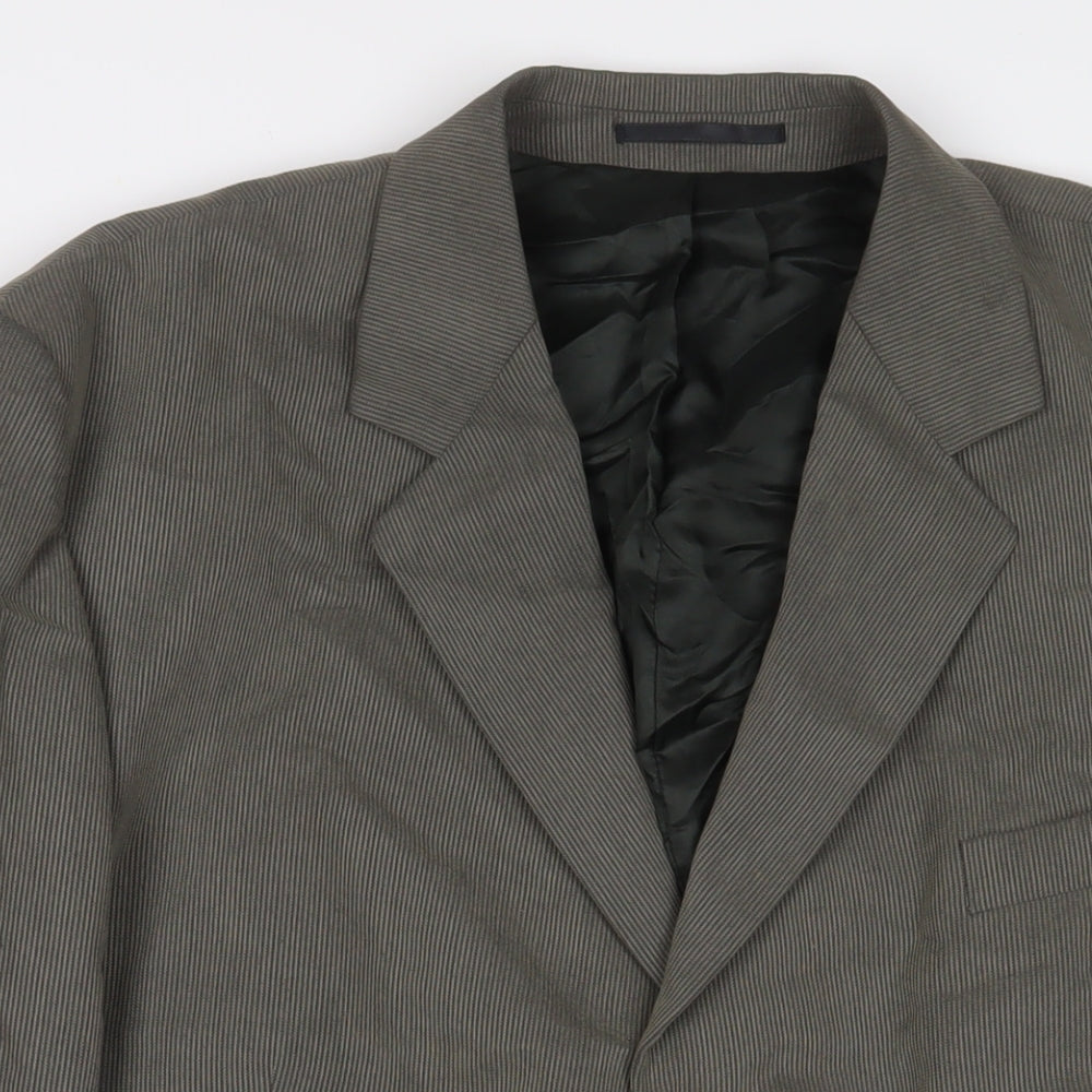 Principles Mens Green Polyester Jacket Suit Jacket Size 46 Regular
