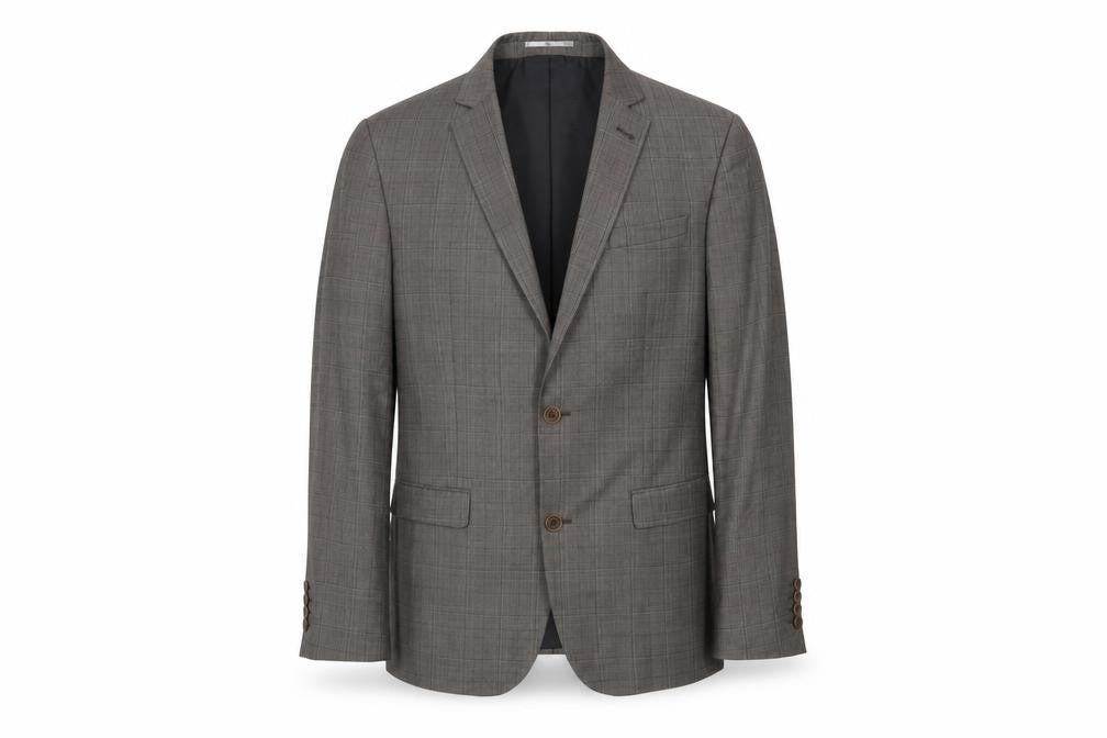 ASOS Mens Grey Polyester Jacket Suit Jacket Size 40 Regular