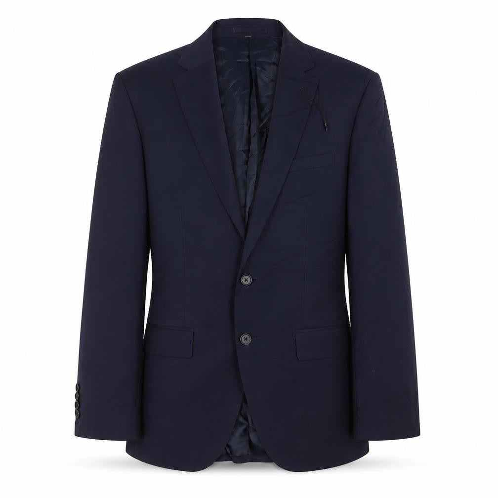 Marks & Spencer Mens Blue Polyester Jacket Suit Jacket Size 40 Regular