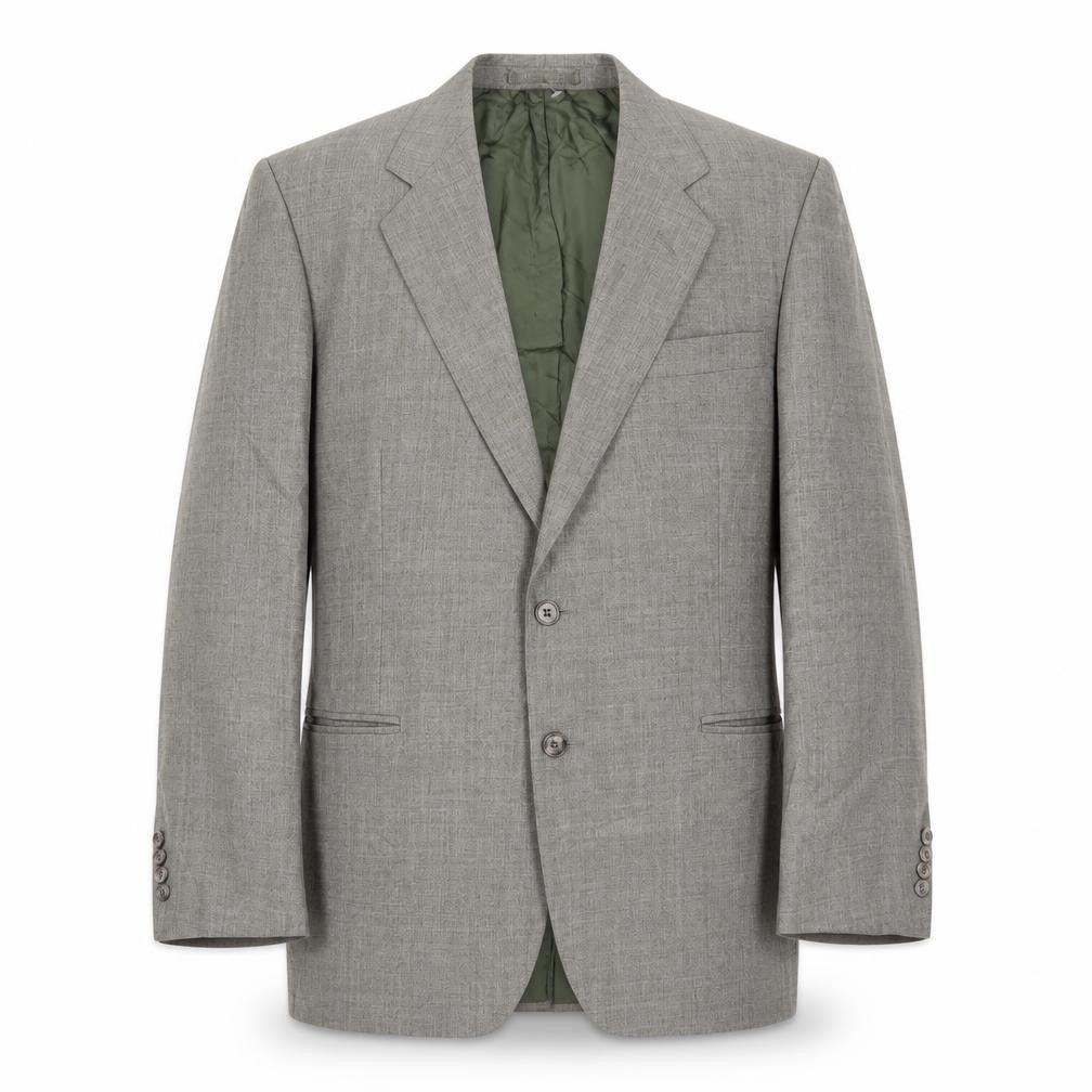 St Michael Mens Green Wool Jacket Suit Jacket Size 40 Regular