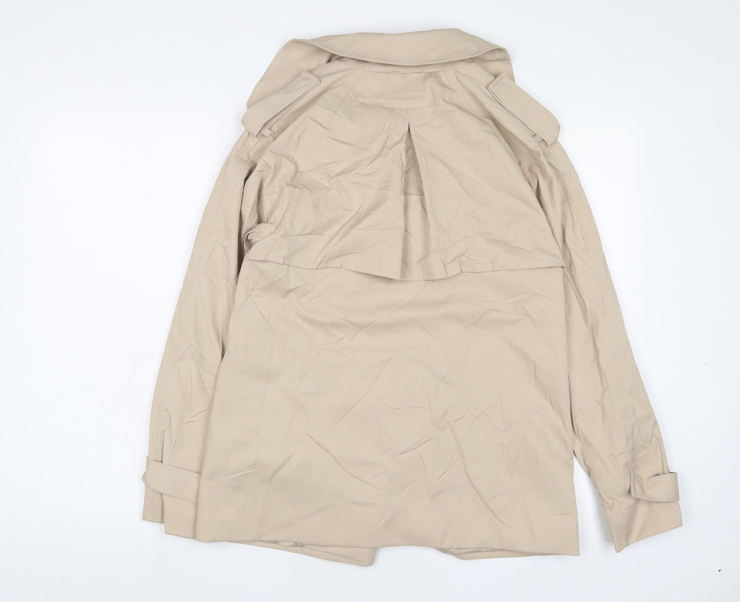 Marks and Spencer Womens Beige Jacket Size 6 Snap
