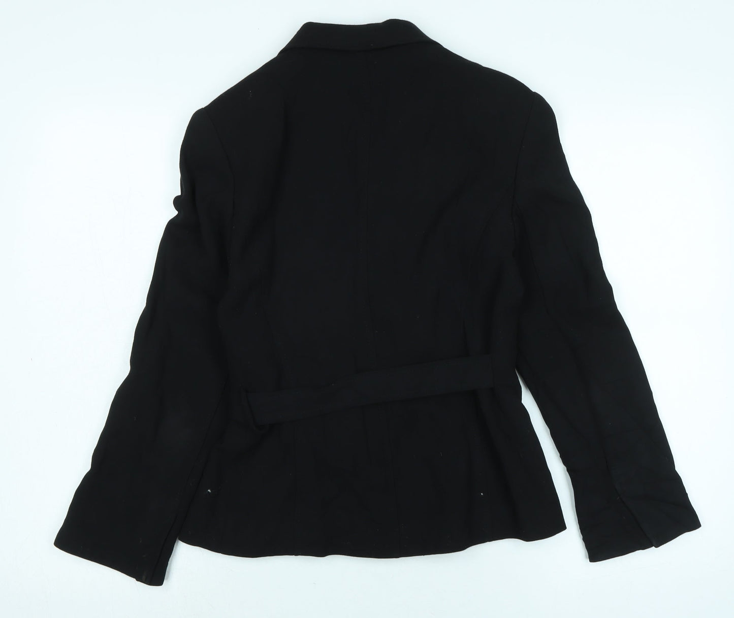 NEXT Womens Black Jacket Size 8 Tie