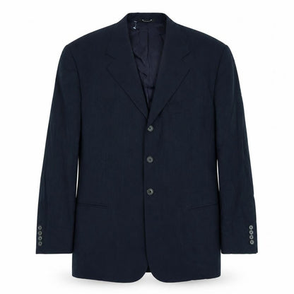 House of Fraser Mens Blue Polyester Jacket Suit Jacket Size 46 Regular