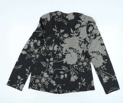 Back view of Roman women’s black jacket, size UK 10