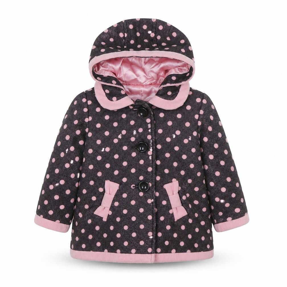 Mothercare Girls Pink Basic Coat Coat Size 12-18 Months Button