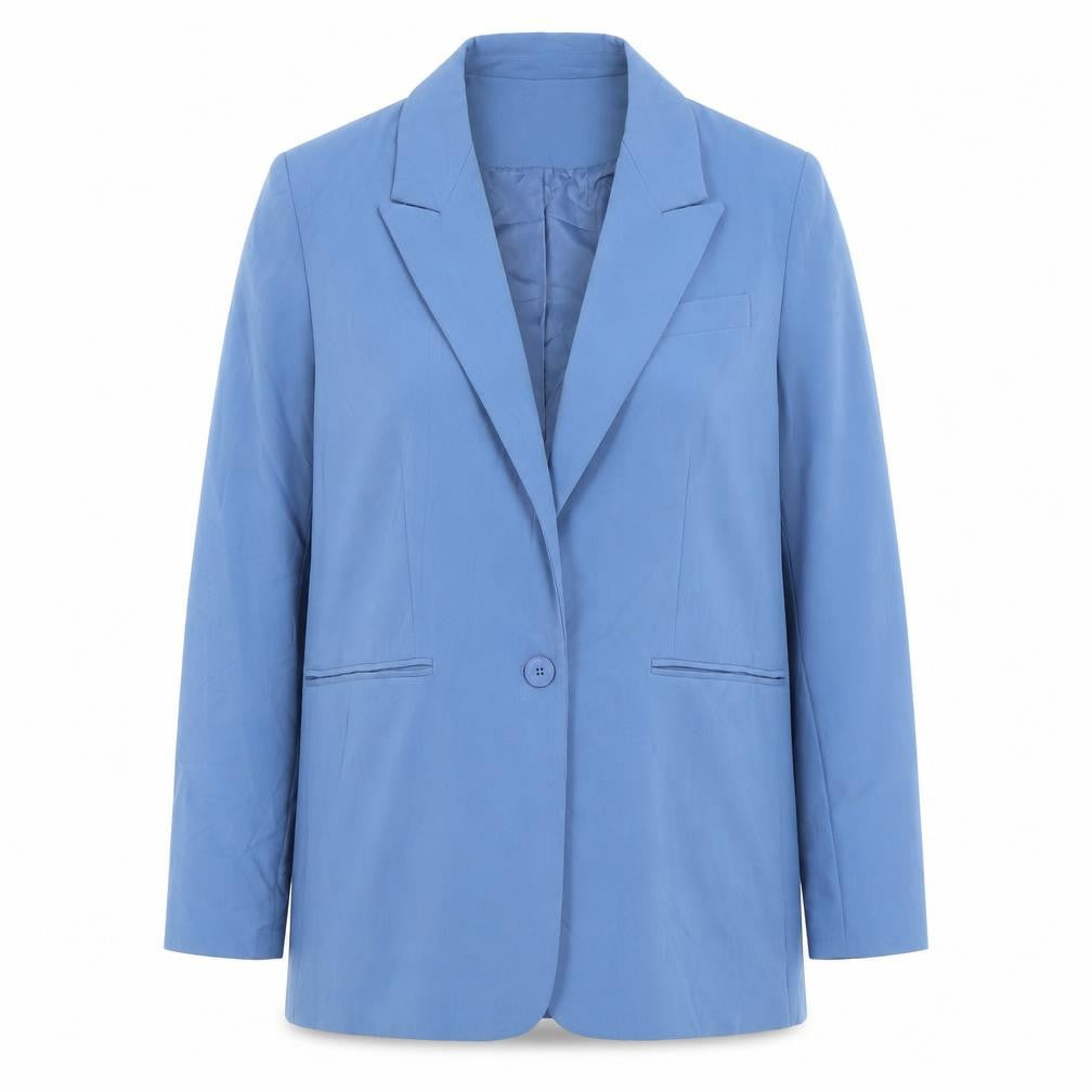 Stradivarius Womens Blue Jacket Size L Button