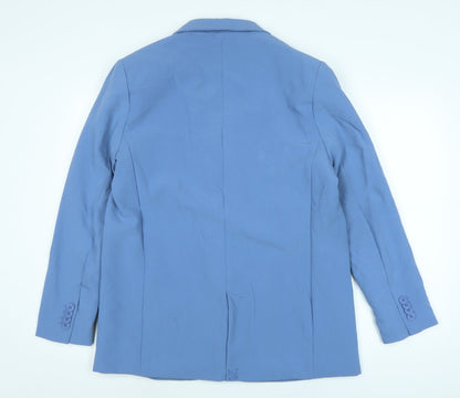 Stradivarius Womens Blue Jacket Size L Button
