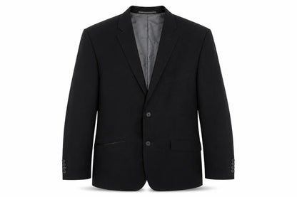 George Mens Black Polyester Jacket Suit Jacket Size 42 Regular