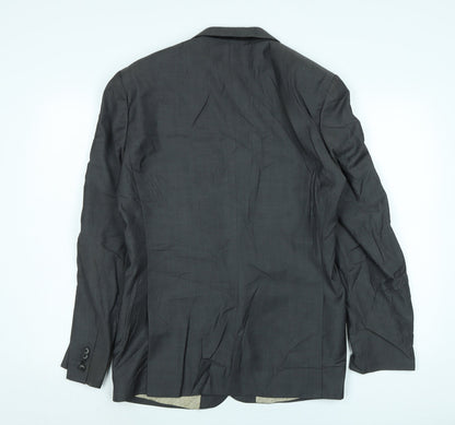 Next Mens Green Wool Jacket Suit Jacket Size 40 Regular