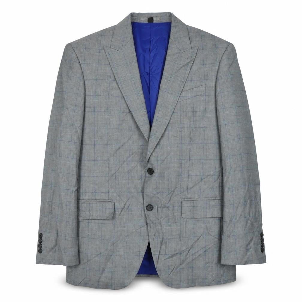 Marks & Spencer Mens Grey Cotton Jacket Suit Jacket Size 40 Regular