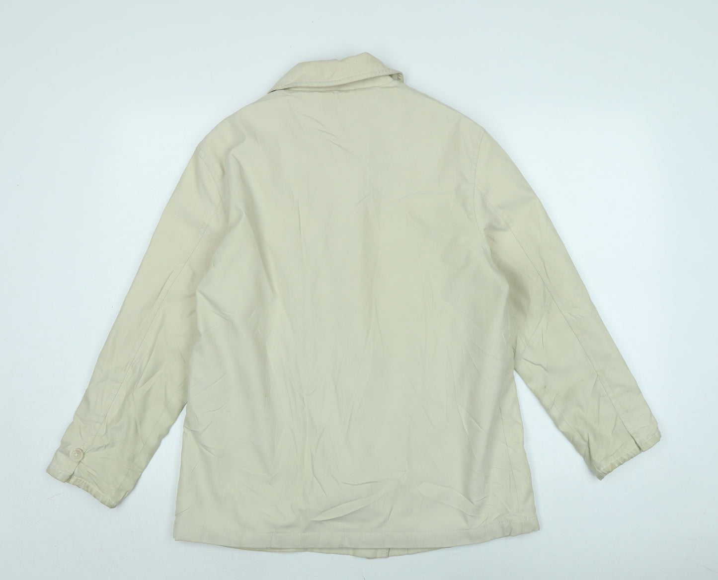 BHS Womens Ivory Jacket Size 12 Button