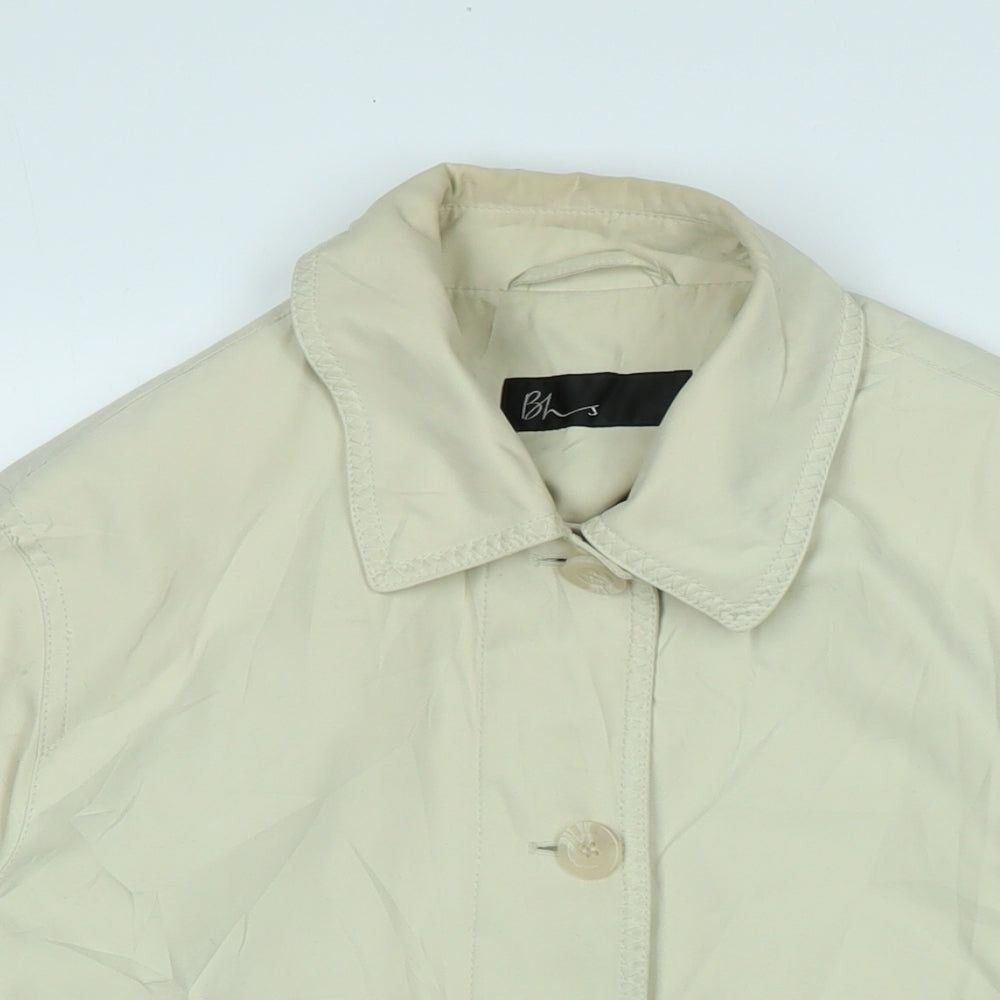 BHS Womens Ivory Jacket Size 12 Button