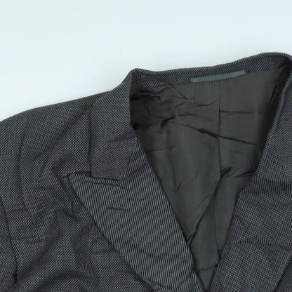Charles Knight Mens Grey Jacket Size 52 Button