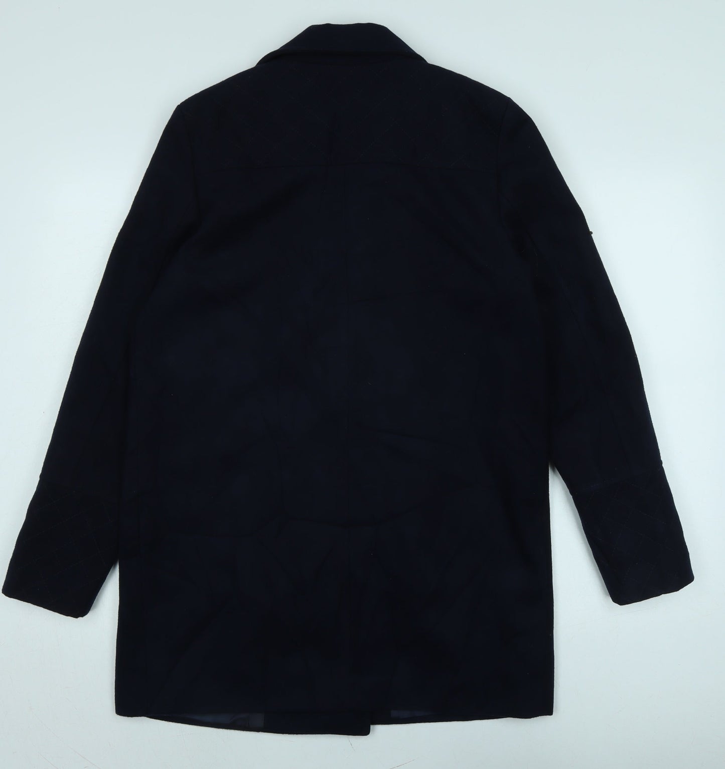 Dorothy Perkins Womens Blue Biker Coat Size 12 Zip